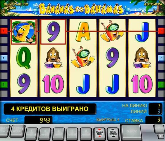 Демо слот Bananas Go Bahamas