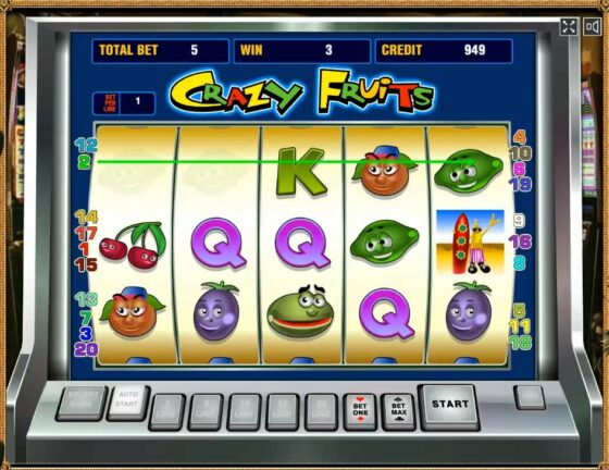 Ігровий автомат Crazy Fruits