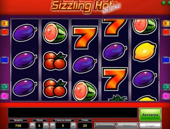 Слот Sizzling Hot Deluxe