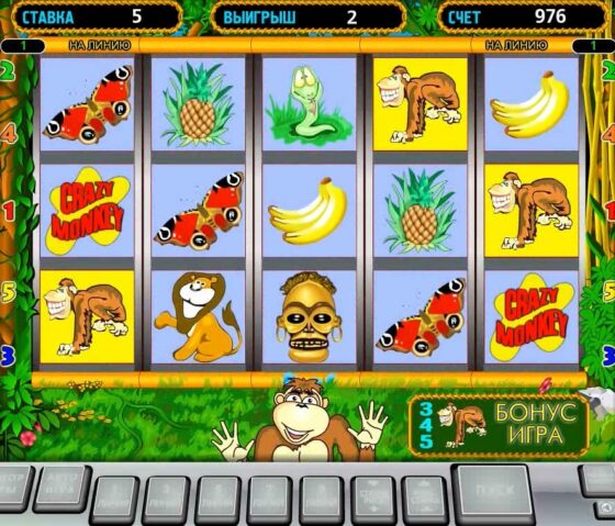 Слот Crazy Monkey