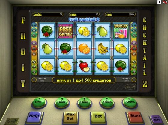 Демо слот Fruit Cocktail 2