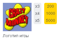 Crazy Monkey symbol 7