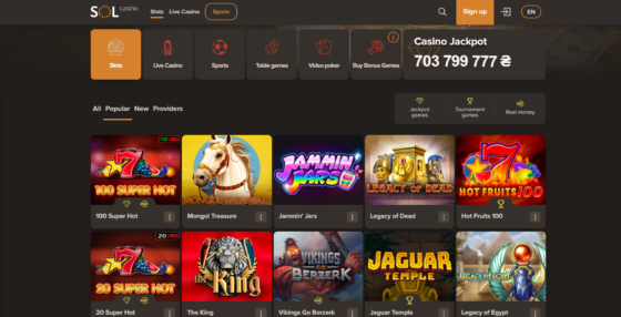 Sol ігрові автомати