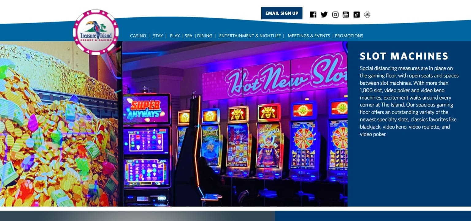 Ігрові автомати Treasure Island Casino