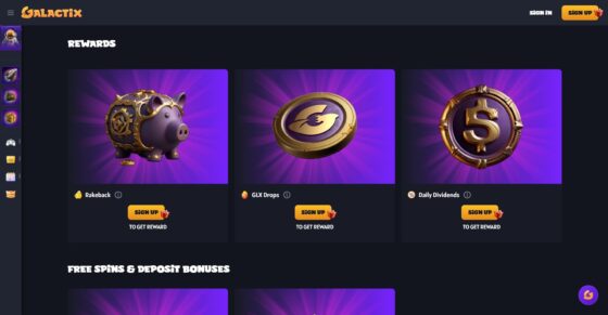 Galactix бонуси
